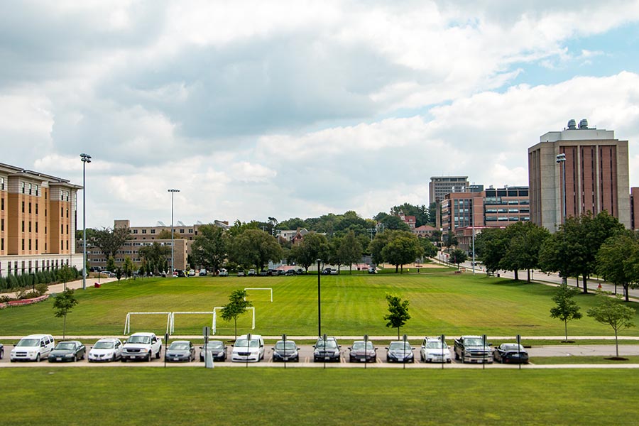 Photo of the Near East outdoor soccer fields