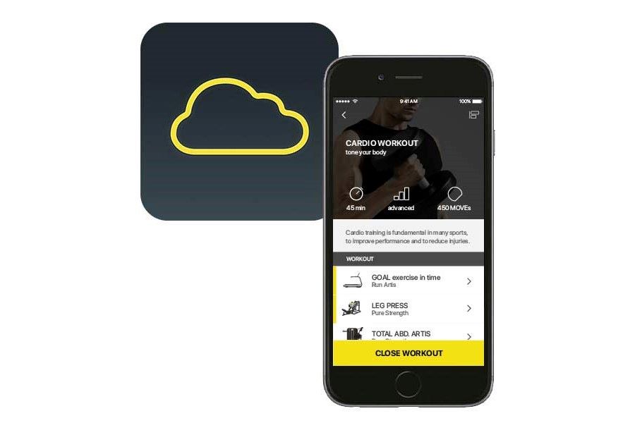 An image of a phone with the MyWellness app on the screen; plus the MyWellness logo