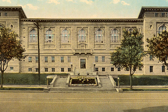 Old image of Lathrop Hall