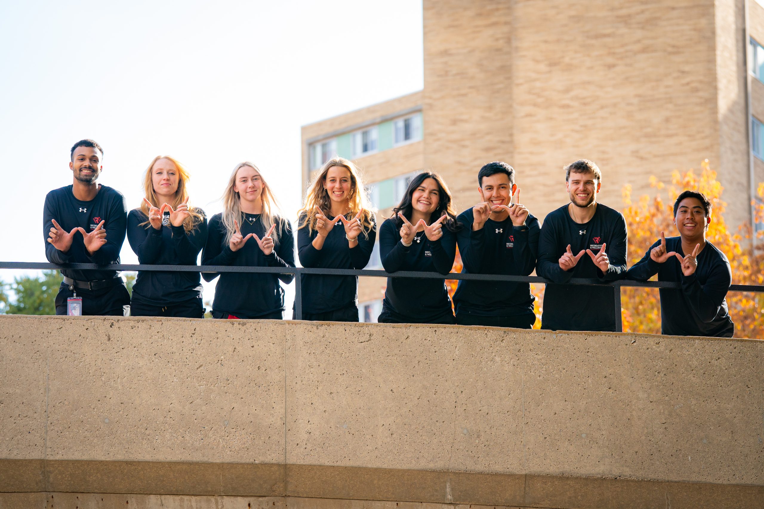 Group photos of Rec Well Professional Interns.